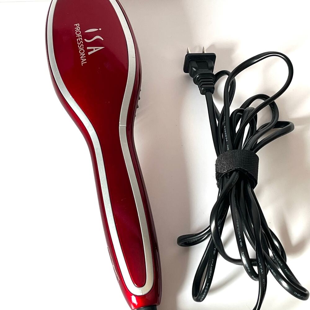 ISA Professional Original Digital Hair Straightener Straightening Brush